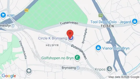 Office spaces for rent i Oslo Østensjø - kort over placeringen