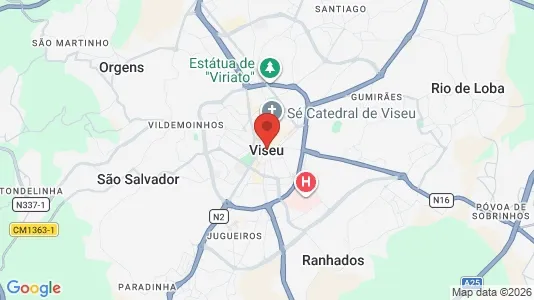Ladenlokale zum Kauf i Viseu – Foto von Google Street View