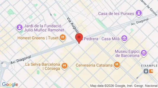 Kontorer til leie i Barcelona Eixample – Bilde fra Google Street View