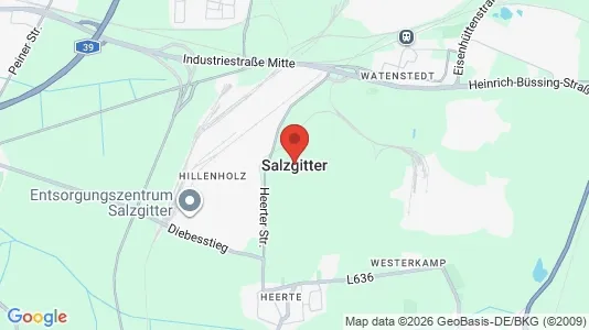 Varastot Vuokrattavana i Salzgitter - Kuva Google Street Viewstä