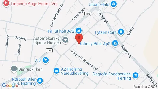 Varastot Vuokrattavana i Hjørring - Kuva Google Street Viewstä