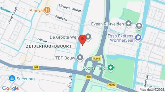 Commercial properties for rent i Zaanstad - kort over placeringen