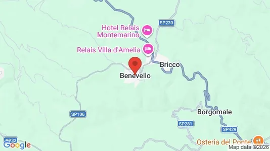 Kaupat Vuokrattavana i Benevello - Kuva Google Street Viewstä