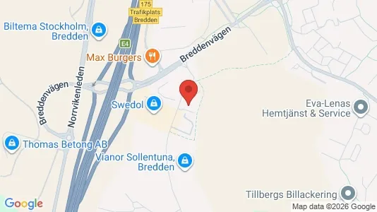 Producties te huur i Sollentuna - Foto uit Google Street View