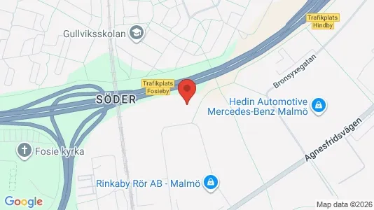 Kontorer til leie i Fosie – Bilde fra Google Street View