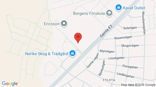 Værkstedslokaler til leje i Kumla - Foto fra Google Street View
