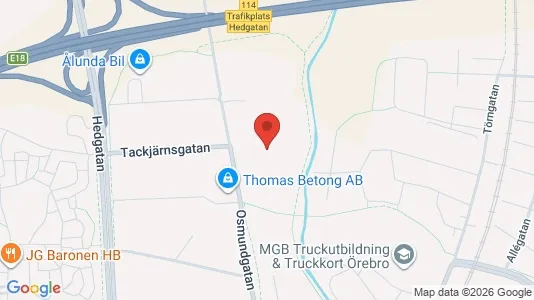 Industrial properties for rent i Örebro - Photo from Google Street View