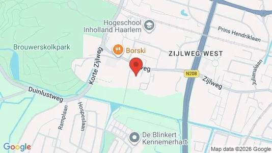 Liikekiinteistöt Vuokrattavana i Haarlem - kort over placeringen