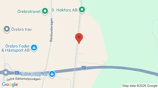Commercial properties for sale i Örebro - kort over placeringen