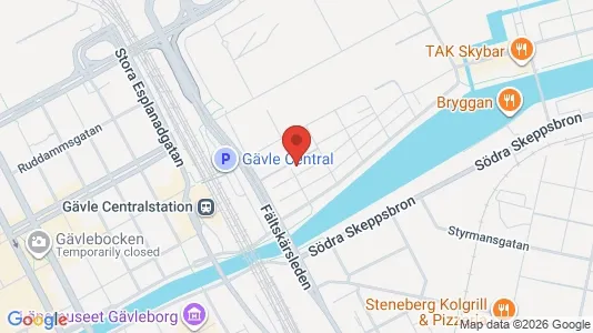 Lagerlokaler för uthyrning i Gävle – Foto från Google Street View