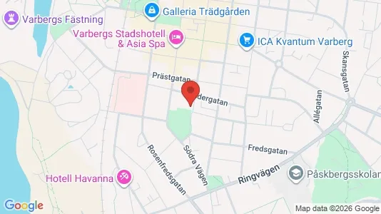 Lokaler til leje i Varberg - kort over placeringen