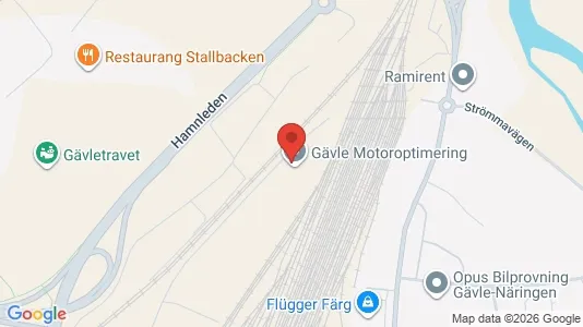 Varastot Vuokrattavana i Gävle - Kuva Google Street Viewstä