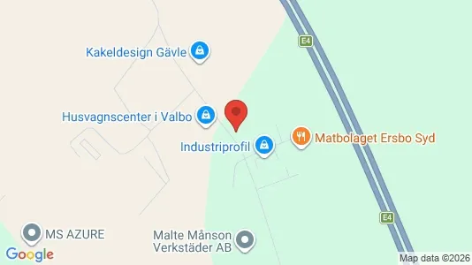 Lager zur Miete i Gävle – Foto von Google Street View