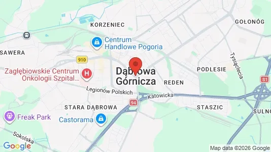 Lager zur Miete i Dąbrowa górnicza – Foto von Google Street View