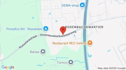 Kontorlokaler til leje i Roeselare - Foto fra Google Street View