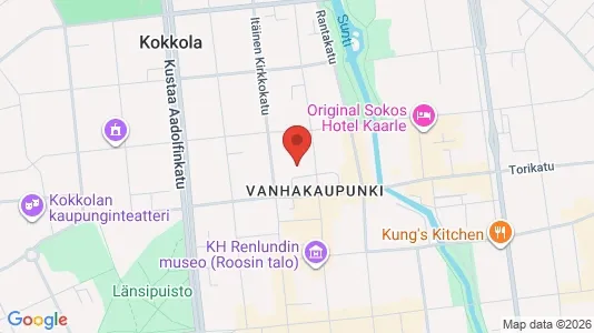 Lokaler til leje i Kokkola - kort over placeringen