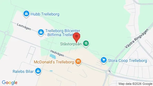 Varastot Vuokrattavana i Trelleborg - Kuva Google Street Viewstä