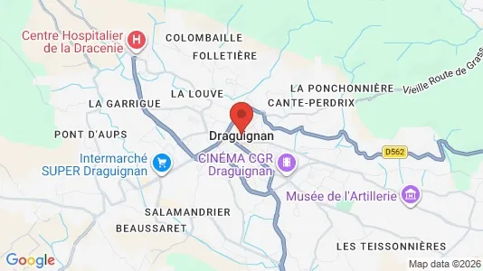 Gewerbeflächen zur Miete i Draguignan – Foto von Google Street View