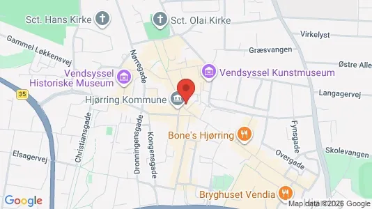 Lokaler til leie i Hjørring – Bilde fra Google Street View