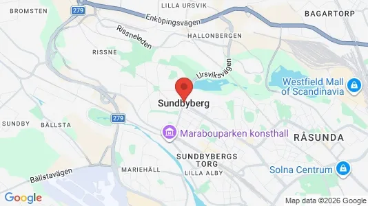 Restaurants zur Miete i Sundbyberg – Foto von Google Street View