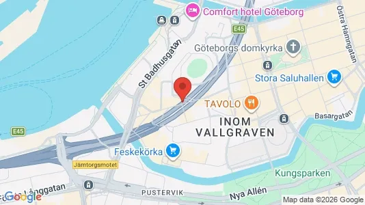 Kontorlokaler til leje i Gøteborg Centrum - Foto fra Google Street View