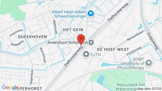 Kontorer til leie i Amersfoort - kort over placeringen