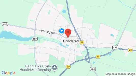 Restauranglokaler för uthyrning i Grindsted – Foto från Google Street View