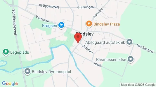 Liikekiinteistöt Vuokrattavana i Bindslev - Kuva Google Street Viewstä