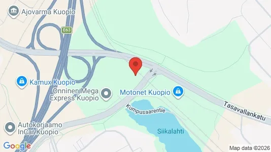 Office spaces for rent i Kuopio - kort over placeringen