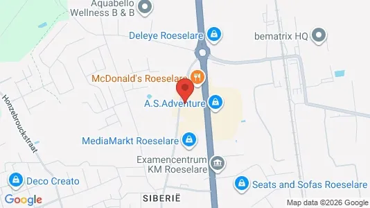 Gewerbeflächen zur Miete i Roeselare – Foto von Google Street View