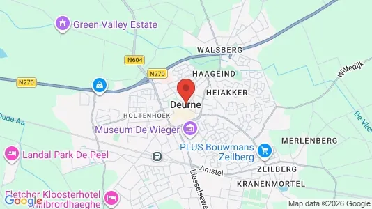 Ladenlokale zur Miete i Deurne – Foto von Google Street View