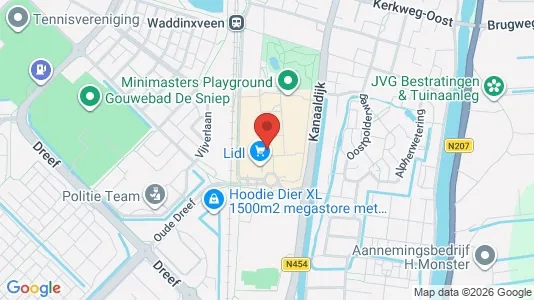 Bedrijfsruimtes te huur i Waddinxveen - Foto uit Google Street View