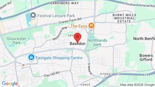 Lokaler til leje i Basildon - Essex - Foto fra Google Street View