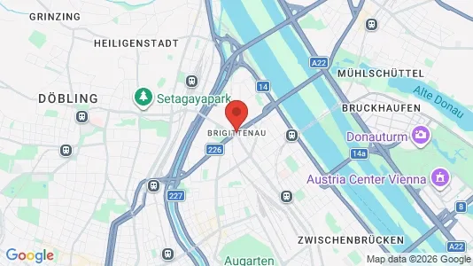 Garages til leje i Wien Brigittenau - Foto fra Google Street View