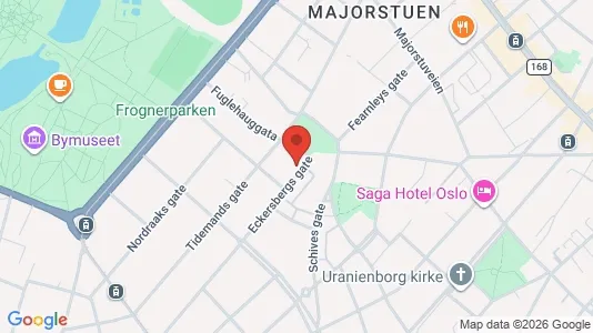 Kontorlokaler til leje i Oslo Frogner - Foto fra Google Street View