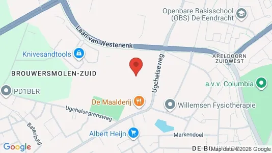 Office spaces for rent i Apeldoorn - kort over placeringen