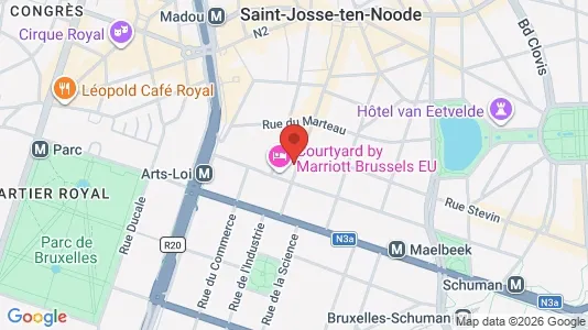 Gewerbeflächen zur Miete i Stad Brussel – Foto von Google Street View