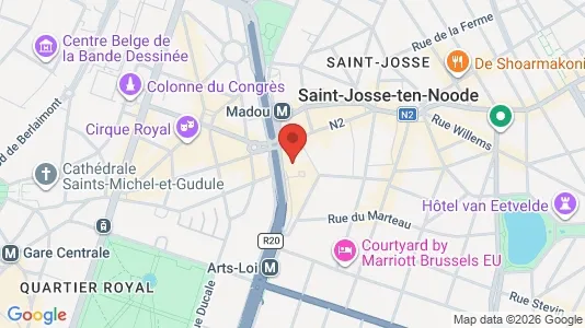 Lokaler til leie i Brussel Sint-Joost-ten-Node – Bilde fra Google Street View
