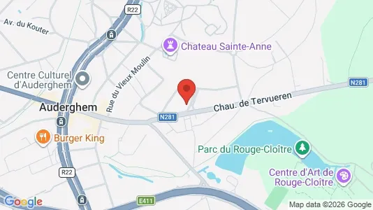 Lokaler til leie i Brussel Oudergem – Bilde fra Google Street View