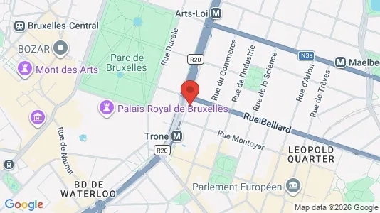 Lokaler til leie i Stad Brussel – Bilde fra Google Street View