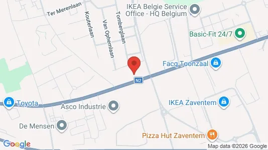 Gewerbeflächen zur Miete i Zaventem – Foto von Google Street View