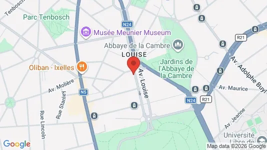 Gewerbeflächen zur Miete i Brüssel Elsene – Foto von Google Street View