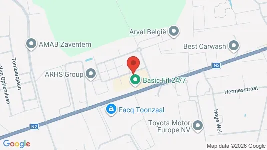 Gewerbeflächen zur Miete i Zaventem – Foto von Google Street View