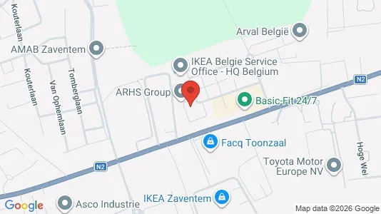 Gewerbeflächen zur Miete i Zaventem – Foto von Google Street View