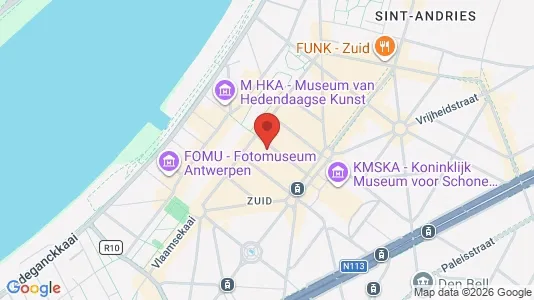 Lokaler til salg i Stad Antwerp - kort over placeringen