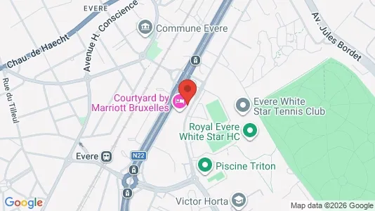 Lokaler til leje i Bruxelles Evere - Foto fra Google Street View