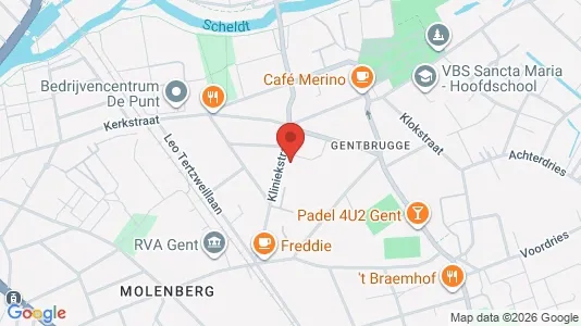Lokaler til leie i Gent Ledeberg – Bilde fra Google Street View