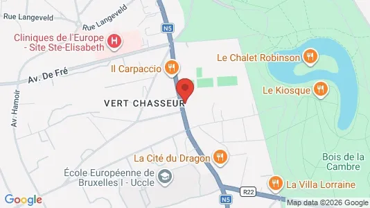 Gewerbeflächen zur Miete i Brüssel Ukkel – Foto von Google Street View