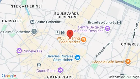 Gewerbeflächen zur Miete i Stad Brussel – Foto von Google Street View