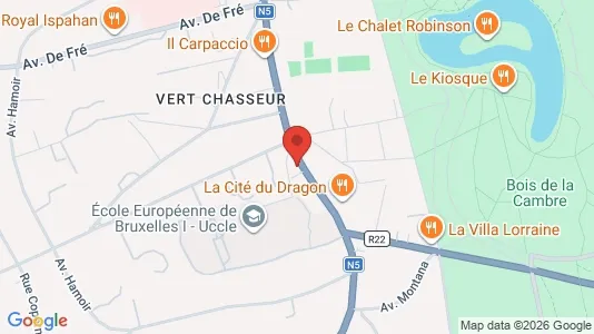 Lokaler til leie i Brussel Ukkel – Bilde fra Google Street View